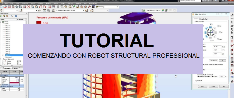 Comenzando con Robot Structural Analysis Professional – Tutorial