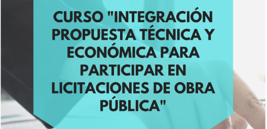 CURSO “Integración propuesta técnica y económica para participar en licitaciones de obra pública”